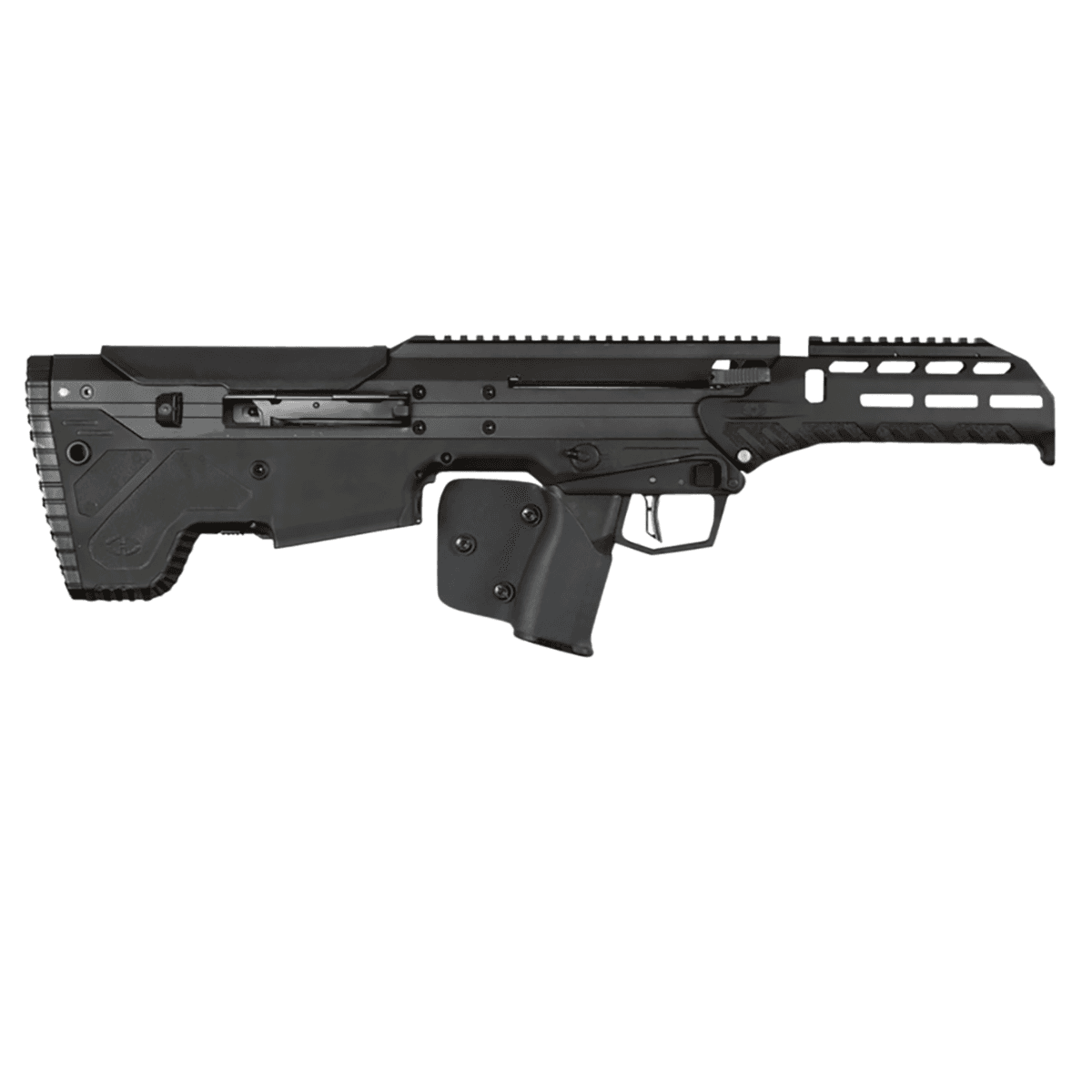 Desert Tech Forward Eject Rifle Chassis – CA Compliant, Black Synthetic, Bullpup, Pistol Grip, Fits Desert Tech MDRx, Right Hand - MDRCHFECB Desert Tech Forward Eject Rifle Chassis – CA Compliant, Black Synthetic, Bullpup, Pistol Grip, Fits Desert Tech MDRx, Right Hand - MDRCHFECB
