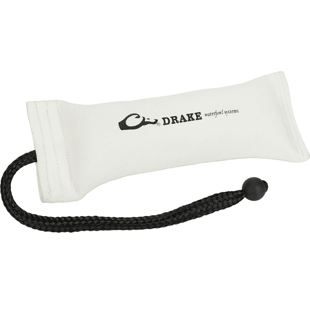 Drake Waterfowl Firehose Bumper White Polyester 12 inches Large - GD3000WHT Drake Waterfowl Firehose Bumper White Polyester 12 inches Large - GD3000WHT
