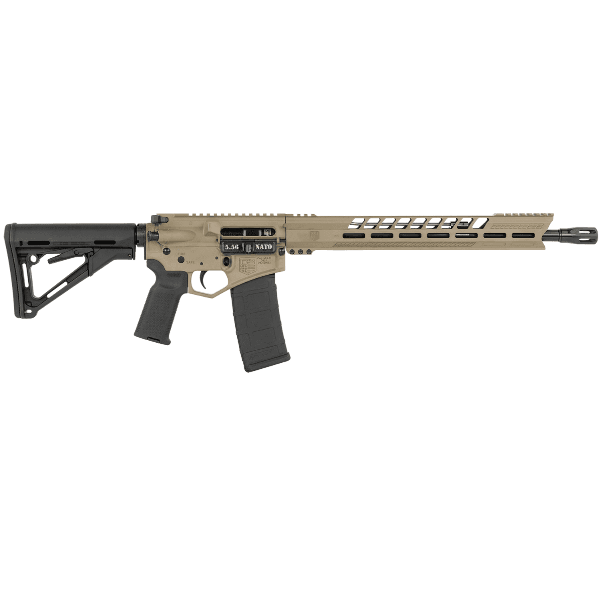 Diamondback DB15 5.56x45mm NATO 16" 30+1 Flat Dark Earth Adjustable Magpul CTR Stock Black Magpul MOE K2 Grip with Black Gold Lower - DB1731K061 Diamondback DB15 5.56x45mm NATO 16" 30+1 Flat Dark Earth Adjustable Magpul CTR Stock Black Magpul MOE K2 Grip with Black Gold Lower - DB1731K061