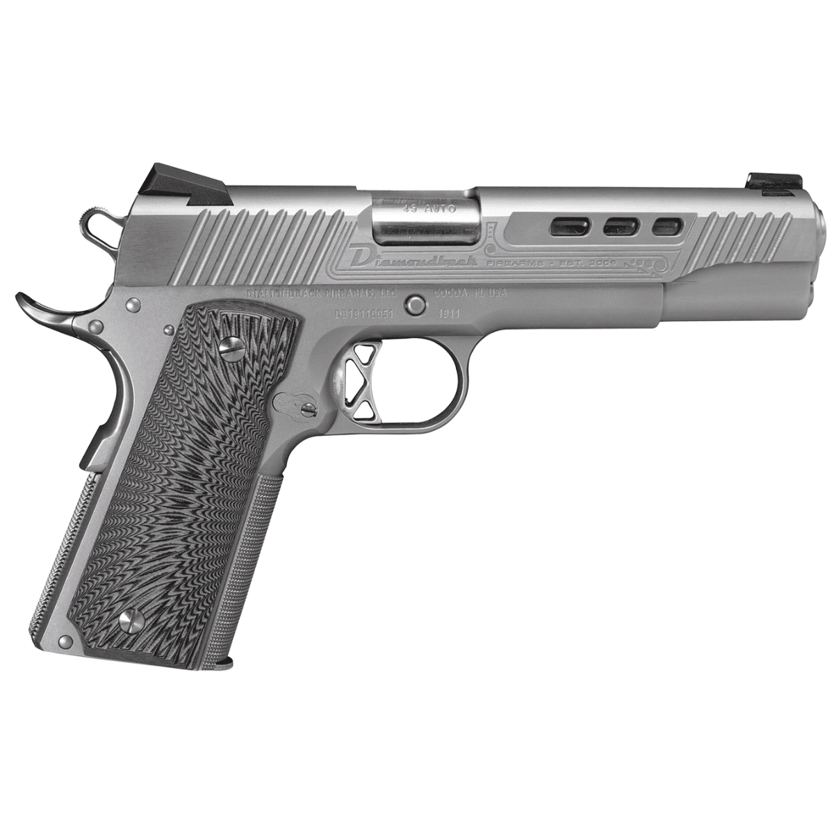 Diamondback 1911 Limited Edition .45 ACP 8+1 5" Stainless Match Grade Barrel - DB1911SS Diamondback 1911 Limited Edition .45 ACP 8+1 5" Stainless Match Grade Barrel - DB1911SS