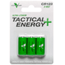 Viridian CR123 Battery 3.0 Volts,1,750 mAh, Package View Viridian CR123 Battery 3.0 Volts,1,750 mAh, Package View