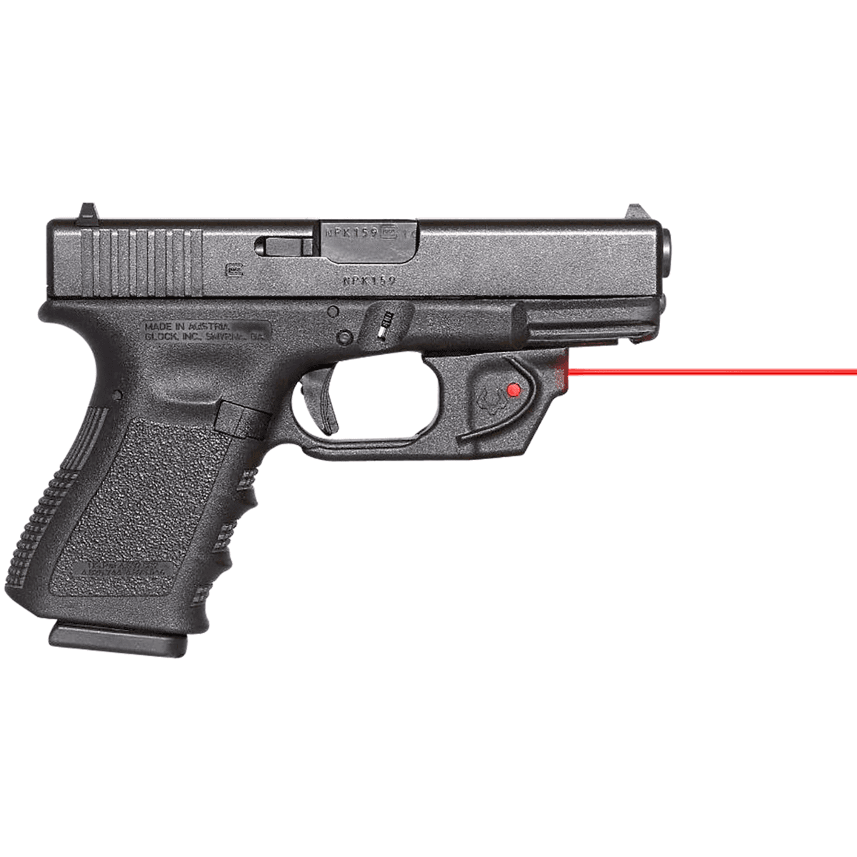 Viridian Red Laser Sight for Glock 17/19/22/23/26/27 E-Series - 9120008 Viridian Red Laser Sight for Glock 17/19/22/23/26/27 E-Series - 9120008