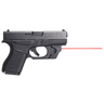 Viridian Red Laser Sight for Glock 42/43/43X/48 E-Series, Side View Viridian Red Laser Sight for Glock 42/43/43X/48 E-Series, Side View