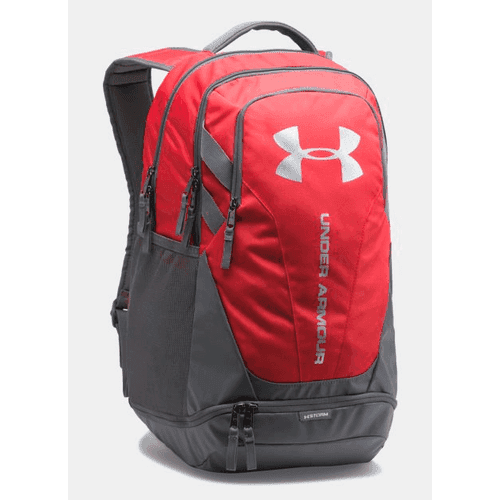 UA Hustle 3.0 Backpack Bag - Red UA Hustle 3.0 Backpack Bag - Red