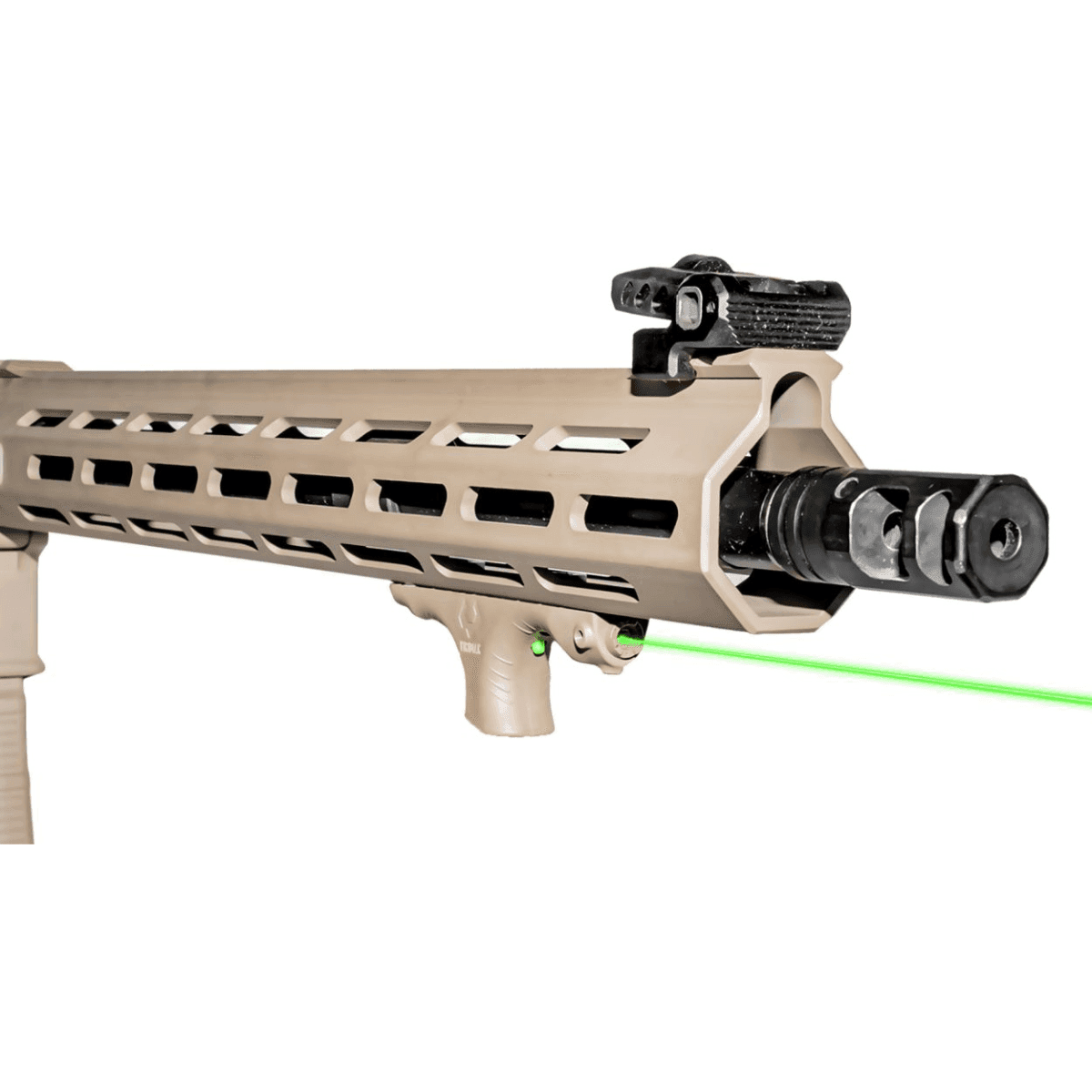 Viridian HS1 AR Hand Stop Green Laser with Picatinny Rail Adapter HS Series Flat Dark Earth - 9120060 Viridian HS1 AR Hand Stop Green Laser with Picatinny Rail Adapter HS Series Flat Dark Earth - 9120060