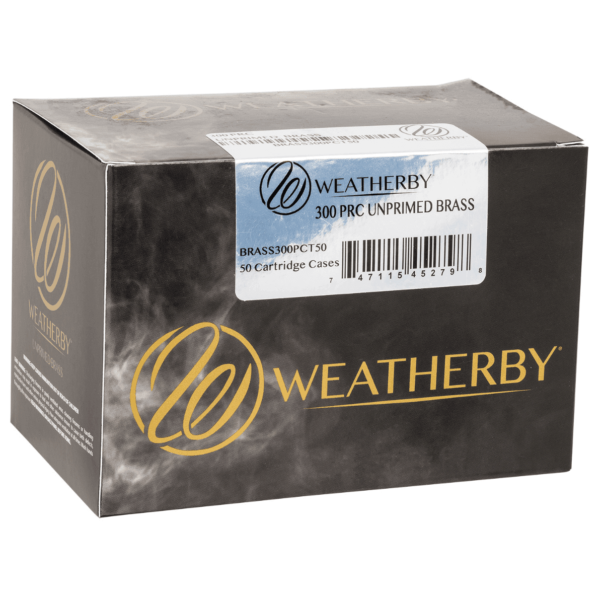 Weatherby Unprimed Cases 300PRC Rifle, 50/Box - BRASS300PCT50 Weatherby Unprimed Cases 300PRC Rifle, 50/Box - BRASS300PCT50