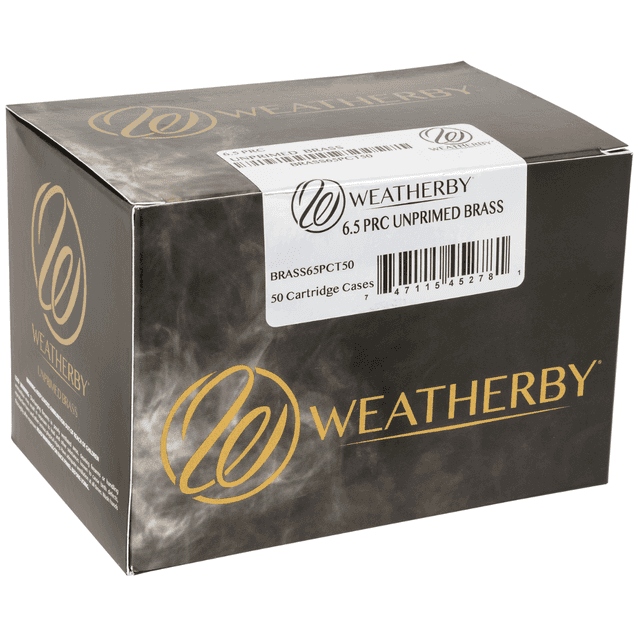 Weatherby Unprimed Cases 6.5PRC Rifle, 50/Box - BRASS65PCT50 Weatherby Unprimed Cases 6.5PRC Rifle, 50/Box - BRASS65PCT50