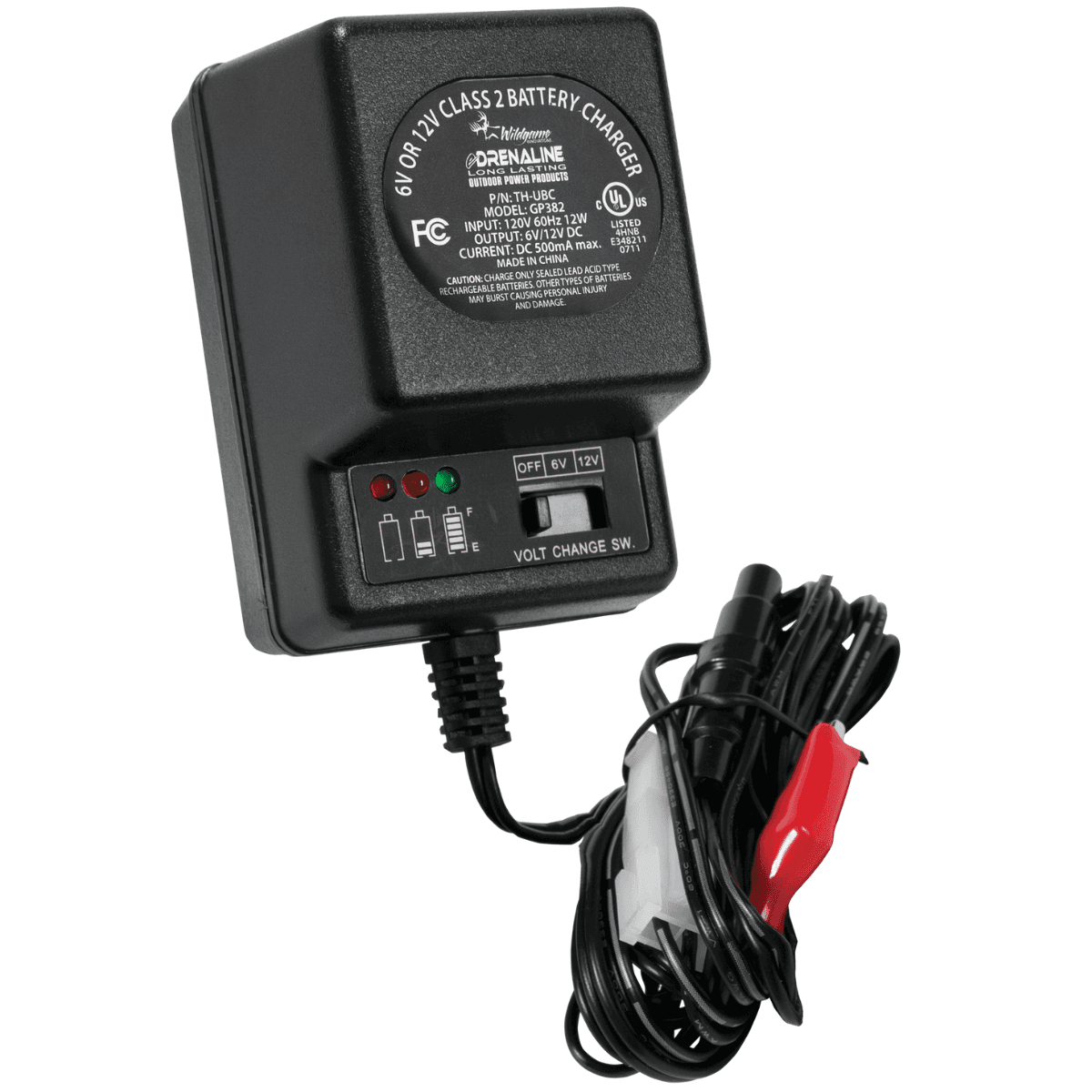Wildgame Innovations Battery Charger, 6 Volt-12 Volt - WGIWGIBC0005 Wildgame Innovations Battery Charger, 6 Volt-12 Volt - WGIWGIBC0005