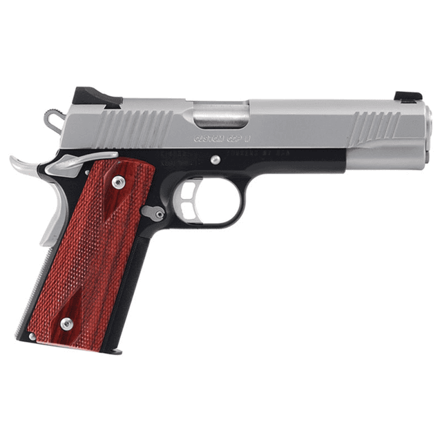Kimber 3200018CA Custom CDP II (CA) 45 ACP 8+1 5" Front Serrations Stainless Steel Slide Brush Polished Front Strap Checkering Laminated Gray/Black Double Diamond Grip Kimber 3200018CA Custom CDP II (CA) 45 ACP 8+1 5" Front Serrations Stainless Steel Slide Brush Polished Front Strap Checkering Laminated Gray/Black Double Diamond Grip
