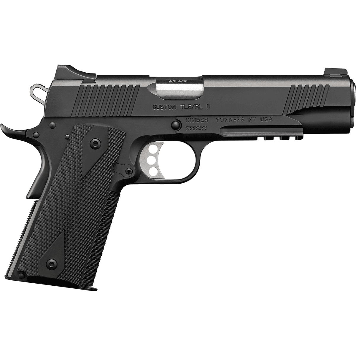 Kimber 3200139CA Custom TLE/RL II (CA) 45 ACP 7+1 5" Matte Black Front Serrations Steel Slide Aggressively Textures G-10 Grip Kimber 3200139CA Custom TLE/RL II (CA) 45 ACP 7+1 5" Matte Black Front Serrations Steel Slide Aggressively Textures G-10 Grip