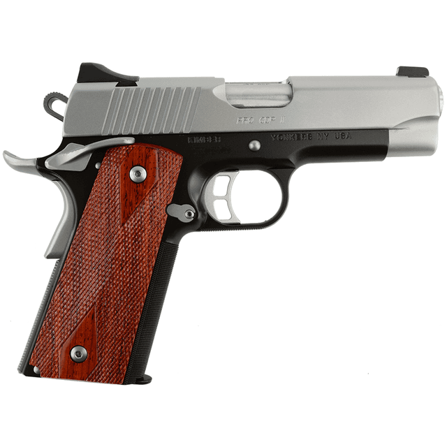 Kimber 3200055CA Pro CDP II (CA) 45 ACP 7+1 4" Satin Silver Stainless Steel Slide Matte Black KimPro II Rosewood Double Diamond Grip Kimber 3200055CA Pro CDP II (CA) 45 ACP 7+1 4" Satin Silver Stainless Steel Slide Matte Black KimPro II Rosewood Double Diamond Grip