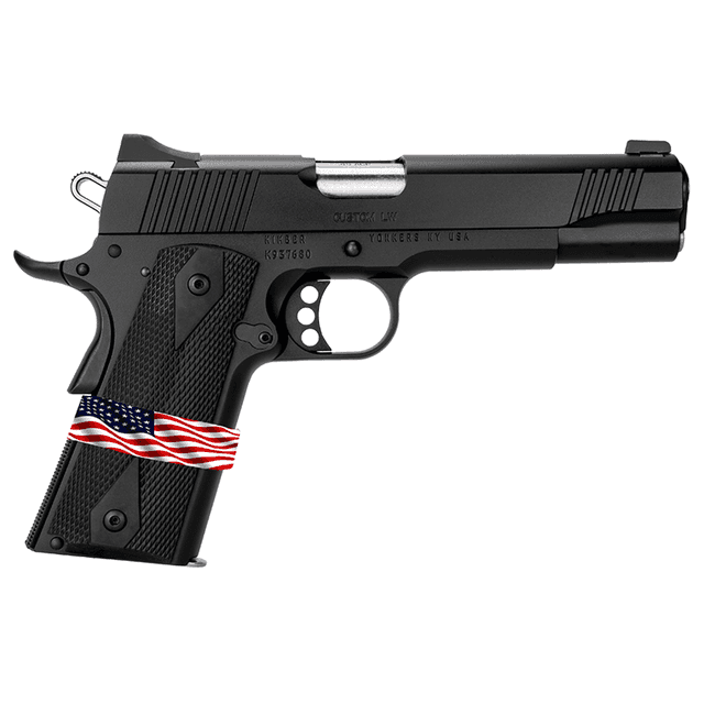 Kimber 3000502 Custom LW Liberty 9mm 7+1 5" KimPro Black Front Serrations Steel Slide ANKA Grip Kimber 3000502 Custom LW Liberty 9mm 7+1 5" KimPro Black Front Serrations Steel Slide ANKA Grip