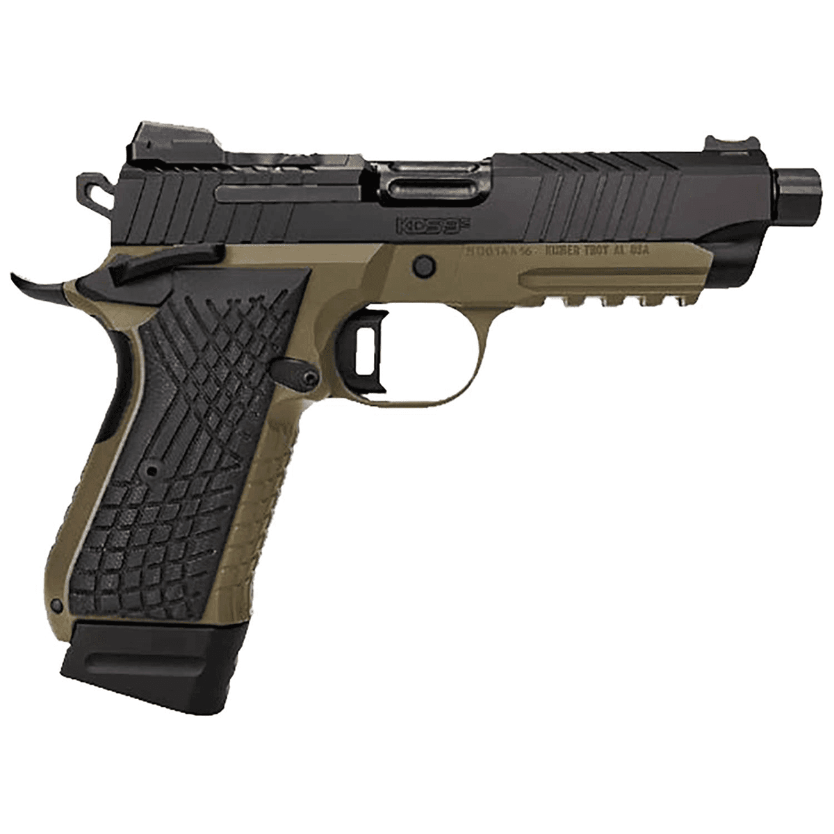 Kimber 3100023 KDS9C TFS 9mm 15+1 18+1 4.60" FDE/Black Front and Rear Serrations Stainless Steel G-10 Grip Kimber 3100023 KDS9C TFS 9mm 15+1 18+1 4.60" FDE/Black Front and Rear Serrations Stainless Steel G-10 Grip