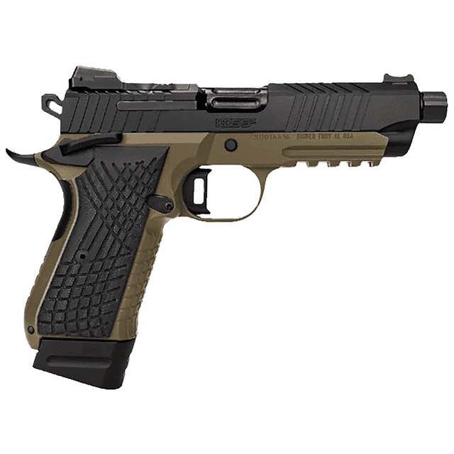 Kimber 3100023 KDS9C TFS 9mm 15+1 18+1 4.60" FDE/Black Front and Rear Serrations Stainless Steel G-10 Grip Kimber 3100023 KDS9C TFS 9mm 15+1 18+1 4.60" FDE/Black Front and Rear Serrations Stainless Steel G-10 Grip