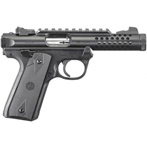 Ruger 22/45 Lite Semi Auto Rimfire Pistol .22 LR 4.40" Barrel 10 Rounds Black Synthetic Frame Black Anodized Finish Ruger 22/45 Lite Semi Auto Rimfire Pistol .22 LR 4.40" Barrel 10 Rounds Black Synthetic Frame Black Anodized Finish