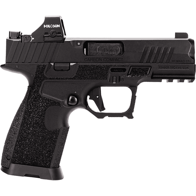 Kimber 3800017 R7 Mako Carbon Compact OI 9mm 15+1 3.92" threaded Barrel FNC Stainless Steel Slide Molded Stippling Interchangeable Modular Backstrap Grip Holosun HS 407K Kimber 3800017 R7 Mako Carbon Compact OI 9mm 15+1 3.92" threaded Barrel FNC Stainless Steel Slide Molded Stippling Interchangeable Modular Backstrap Grip Holosun HS 407K