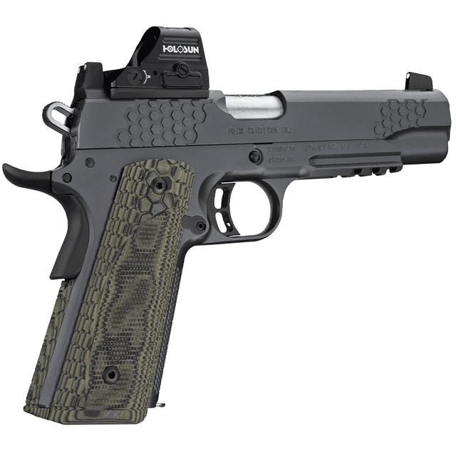 Kimber 3000437 KHX Custom RL (OI) 9mm 9+1 5" Front Serrations Stainless Steel Slide Gray KimPro II G-10 Grip Kimber 3000437 KHX Custom RL (OI) 9mm 9+1 5" Front Serrations Stainless Steel Slide Gray KimPro II G-10 Grip