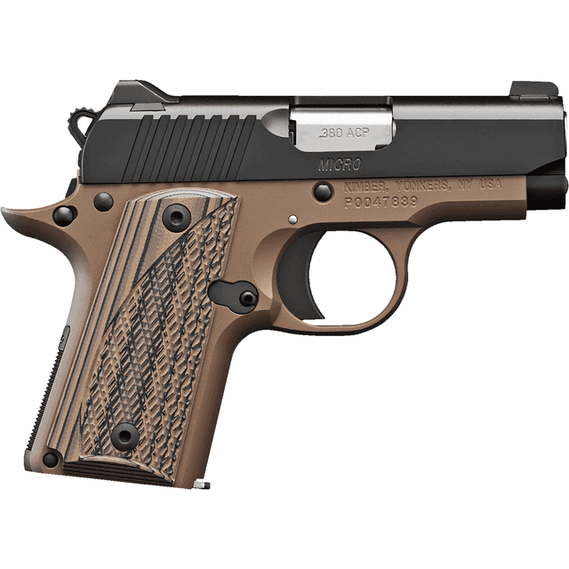 Kimber 3300208 Micro Desert Night NS 380 ACP 7+1 2.75" Matte Black KimPro II Stainless Steel Slide Desert Tan KimPro G10 Grip Kimber 3300208 Micro Desert Night NS 380 ACP 7+1 2.75" Matte Black KimPro II Stainless Steel Slide Desert Tan KimPro G10 Grip