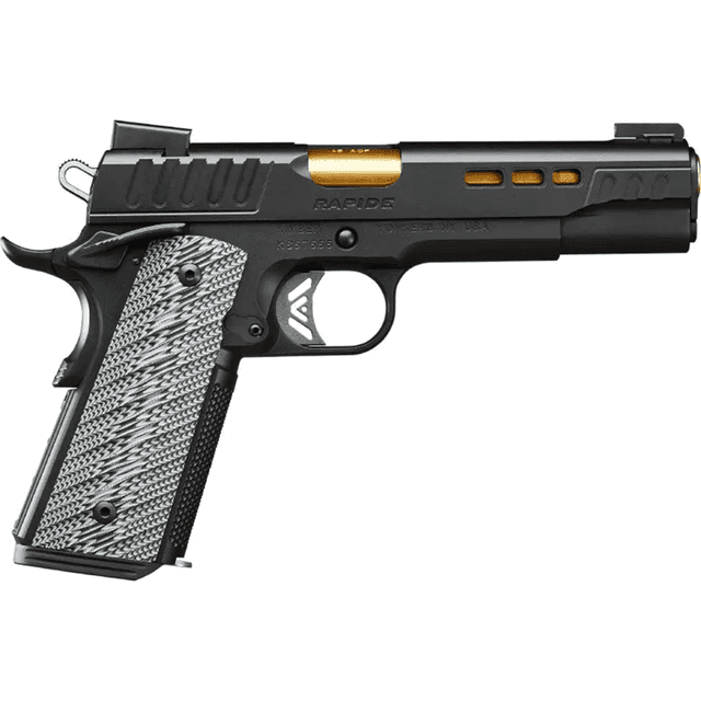 Kimber 3000384 Rapide DN NS 10mm 8+1 5" KimPro II Black Front Serrations Stainless Steel Slide G10 Grip Kimber 3000384 Rapide DN NS 10mm 8+1 5" KimPro II Black Front Serrations Stainless Steel Slide G10 Grip