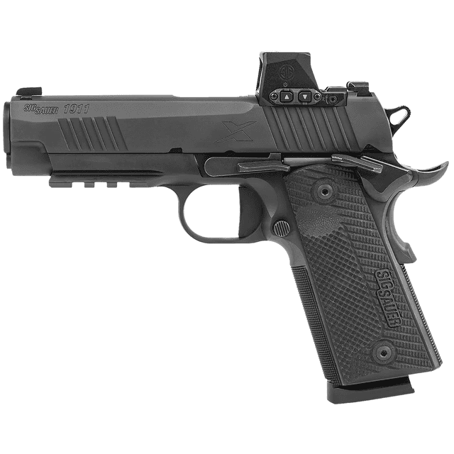 Sig Sauer 191XCA45BXR3RXX 1911 XCarry 45 ACP 8rd 4.25" Black DLC Black DLC Serrated Stainless Steel Slide Black DLC Black G10 Grip Sig Sauer 191XCA45BXR3RXX 1911 XCarry 45 ACP 8rd 4.25" Black DLC Black DLC Serrated Stainless Steel Slide Black DLC Black G10 Grip