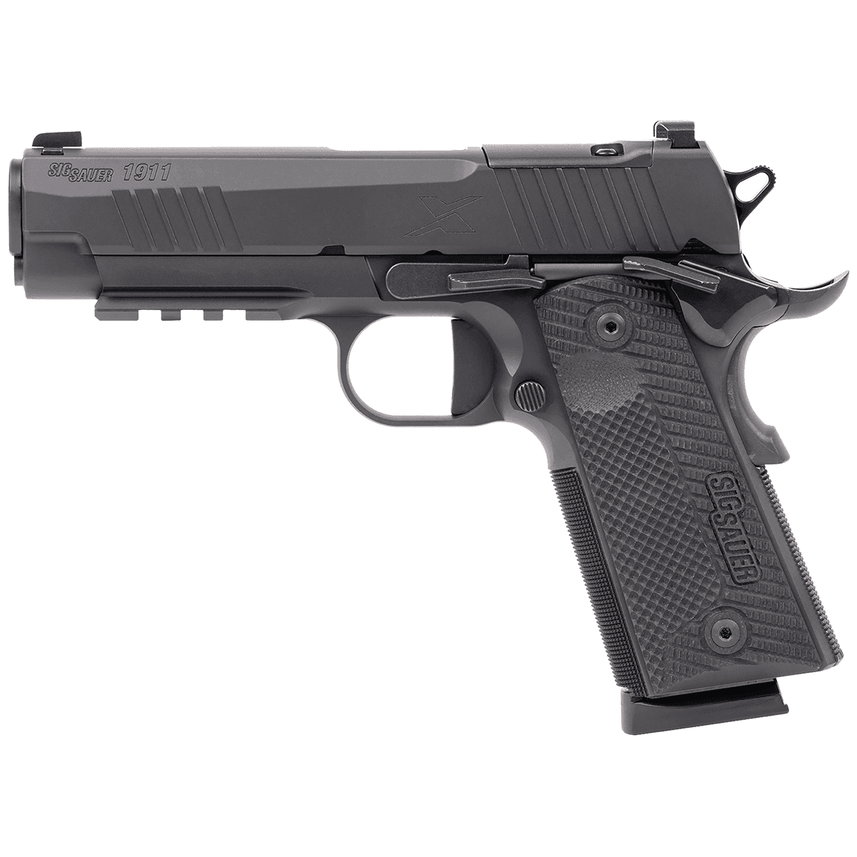 Sig Sauer 1911XCA45BXR3 1911 XCarry 45 ACP 8rd 4.25" Black DLC Black DLC Optic Ready Stainless Steel Slide Black DLC Black G10 Grip Sig Sauer 1911XCA45BXR3 1911 XCarry 45 ACP 8rd 4.25" Black DLC Black DLC Optic Ready Stainless Steel Slide Black DLC Black G10 Grip
