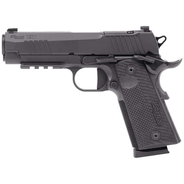 Sig Sauer 1911XCA45BXR3 1911 XCarry 45 ACP 8rd 4.25" Black DLC Black DLC Optic Ready Stainless Steel Slide Black DLC Black G10 Grip Sig Sauer 1911XCA45BXR3 1911 XCarry 45 ACP 8rd 4.25" Black DLC Black DLC Optic Ready Stainless Steel Slide Black DLC Black G10 Grip