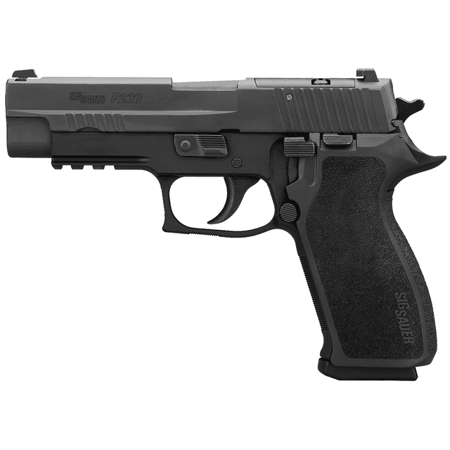 Sig Sauer 220R45BSER2 P220 Full Size Frame 45 ACP 4.40" Nitron Stainless Steel Slide Black Anodized Black E2 Grip Sig Sauer 220R45BSER2 P220 Full Size Frame 45 ACP 4.40" Nitron Stainless Steel Slide Black Anodized Black E2 Grip
