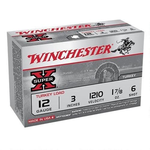 Winchester SuperX 12 Ga 3" #6 Copper Plate 10 Rounds Winchester SuperX 12 Ga 3" #6 Copper Plate 10 Rounds