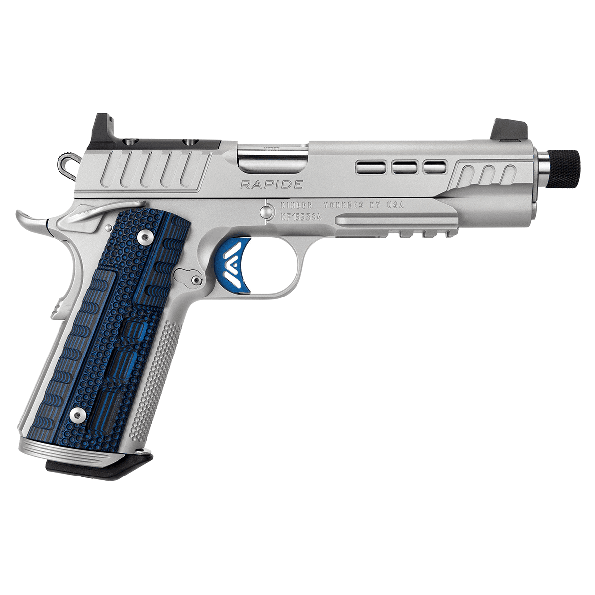 Kimber 3000450 Rapide ICE OR TFS 45 ACP 8+1 5.50" Stainless Steel Slide G10 Grip Kimber 3000450 Rapide ICE OR TFS 45 ACP 8+1 5.50" Stainless Steel Slide G10 Grip