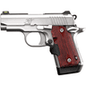 Kimber 3700482 Micro 9 Stainless Steel 9mm 7+1 3.15" Satin Silver Slide Rosewood Grip Kimber 3700482 Micro 9 Stainless Steel 9mm 7+1 3.15" Satin Silver Slide Rosewood Grip