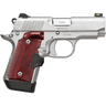Kimber 3700482 Micro 9 Stainless Steel 9mm 7+1 3.15" Satin Silver Slide Rosewood Grip Kimber 3700482 Micro 9 Stainless Steel 9mm 7+1 3.15" Satin Silver Slide Rosewood Grip