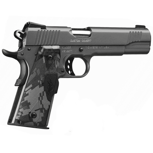 Kimber 3000235 Custom 45 ACP 5" Stainless Front Serrations Charcoal Gray/KimPro II Slide Charcoal Gray/KimPro II Crimson Trace Urban Camouflage Grip Kimber 3000235 Custom 45 ACP 5" Stainless Front Serrations Charcoal Gray/KimPro II Slide Charcoal Gray/KimPro II Crimson Trace Urban Camouflage Grip