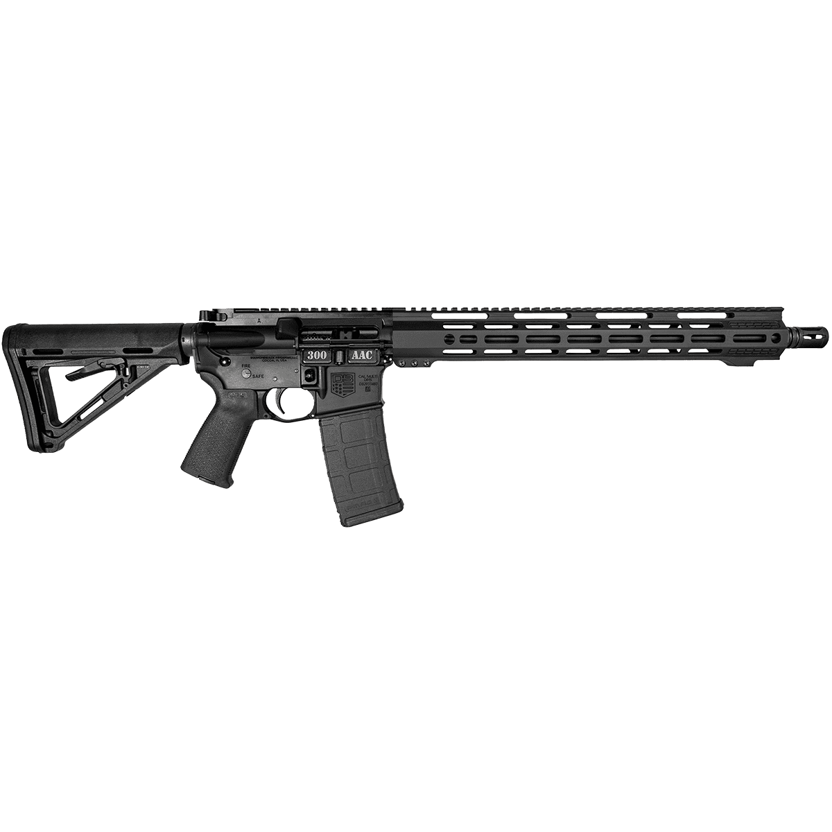 Diamondback DB15 300 Blackout 16" 30+1  Adjustable Magpul MOE Carbine Stock - DB175AB002 Diamondback DB15 300 Blackout 16" 30+1  Adjustable Magpul MOE Carbine Stock - DB175AB002
