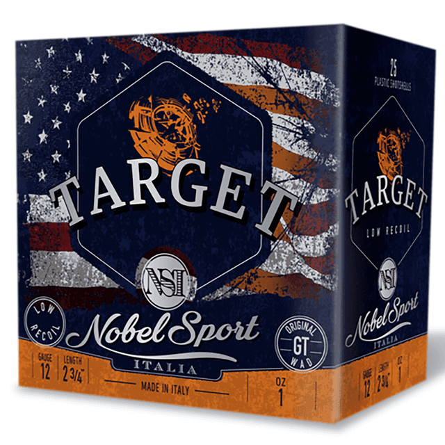 Nobel/eurosports Llc ANSLR19 Target Low Recoil 12 Gauge 2.75" 1oz 9 Shot 25 Per Box/ Nobel/eurosports Llc ANSLR19 Target Low Recoil 12 Gauge 2.75" 1oz 9 Shot 25 Per Box/