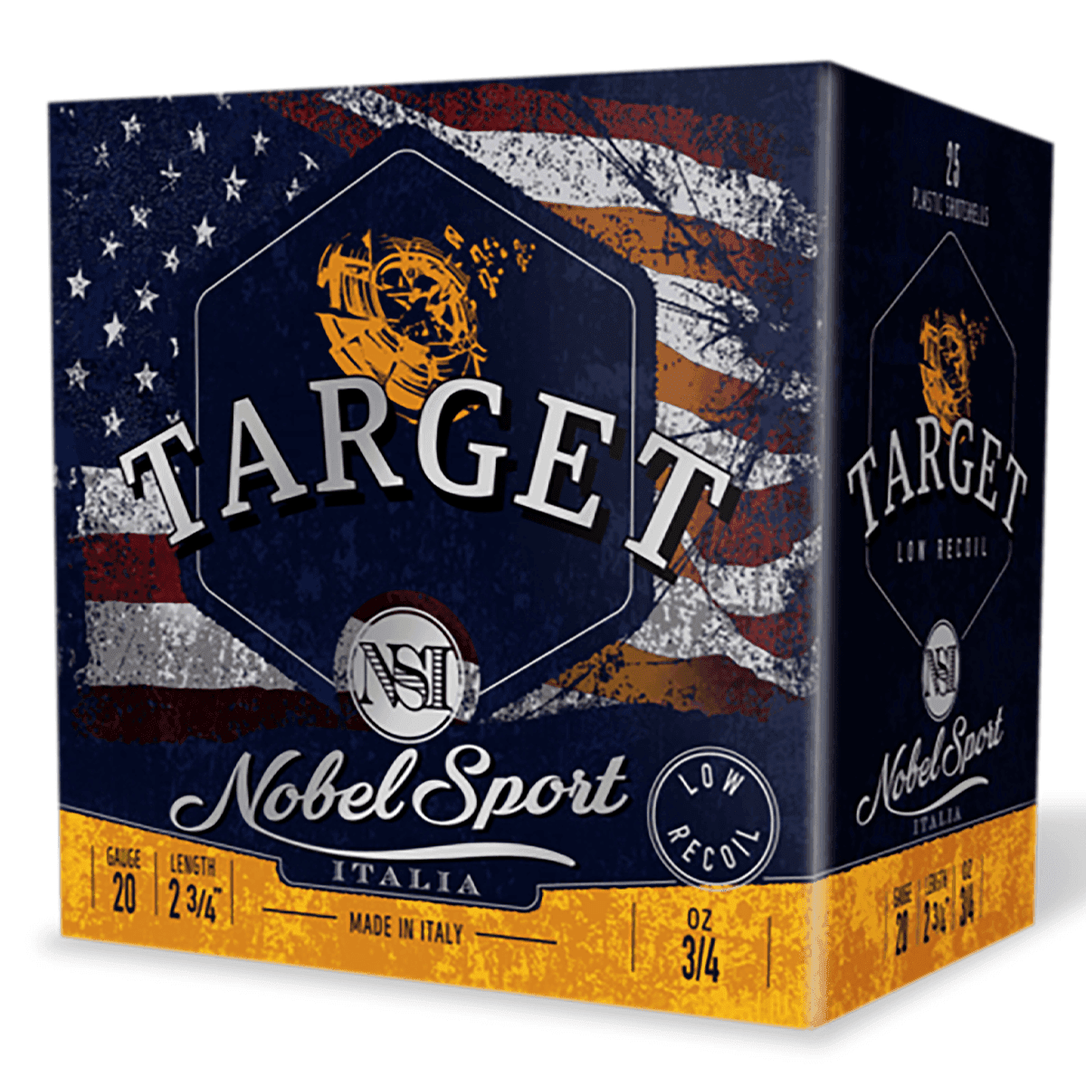 Nobel/eurosports Llc ANSLR208 Target Low Recoil 20 Gauge 2.75" 3/4oz 8 Shot 25 Per Box Nobel/eurosports Llc ANSLR208 Target Low Recoil 20 Gauge 2.75" 3/4oz 8 Shot 25 Per Box