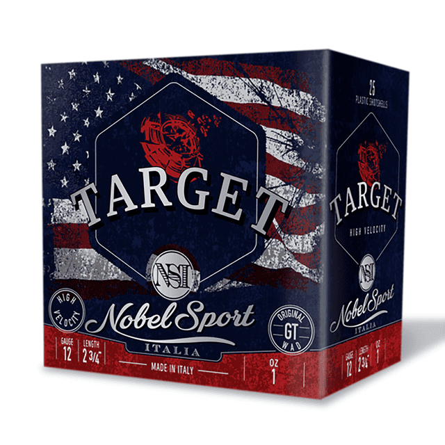 Nobel/eurosports Llc ANS121FSC8 Target 12Gauge 2.75" 1oz 8Shot 25 Per Box Nobel/eurosports Llc ANS121FSC8 Target 12Gauge 2.75" 1oz 8Shot 25 Per Box