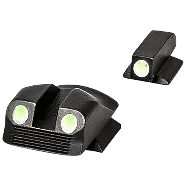 Kimber ML11229 Micro.380/Micro9 Sight Set Green/Tritium Black Outline Front Sight-Green/Tritium Black Outline Rear Sight Kimber ML11229 Micro.380/Micro9 Sight Set Green/Tritium Black Outline Front Sight-Green/Tritium Black Outline Rear Sight