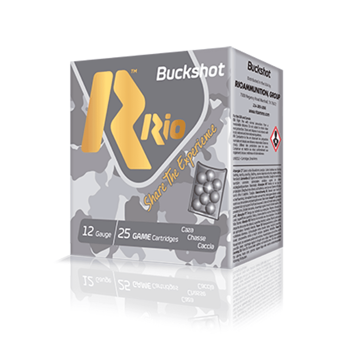 Rio Ammunition RB122725 Royal Buck 12Gauge 2.75" 4Buck Shot 25 Per Box Rio Ammunition RB122725 Royal Buck 12Gauge 2.75" 4Buck Shot 25 Per Box