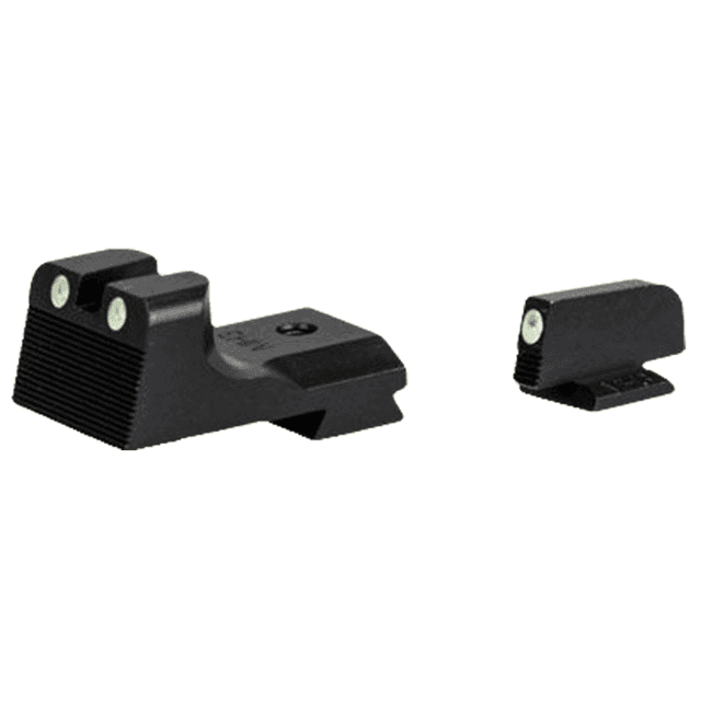 Kimber ML11230 1911 Ledged Night Sight Set Green/Tritium Black Outline Front Sight-Green/Tritium Black Outline Rear Sight Kimber ML11230 1911 Ledged Night Sight Set Green/Tritium Black Outline Front Sight-Green/Tritium Black Outline Rear Sight