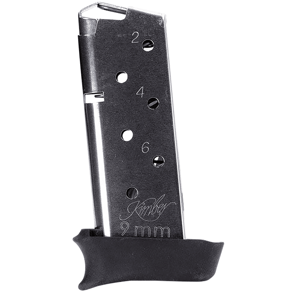 Kimber 4000905 Micro 9 w/ Hogue Grip Extender 7rd 9mm Stainless Magazine Kimber 4000905 Micro 9 w/ Hogue Grip Extender 7rd 9mm Stainless Magazine