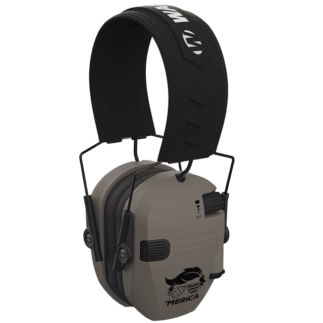 Walker's GWPRSEMT24MERFDE Razor Merica Muffs Polymer Over the Head Flat Dark Earth Walker's GWPRSEMT24MERFDE Razor Merica Muffs Polymer Over the Head Flat Dark Earth