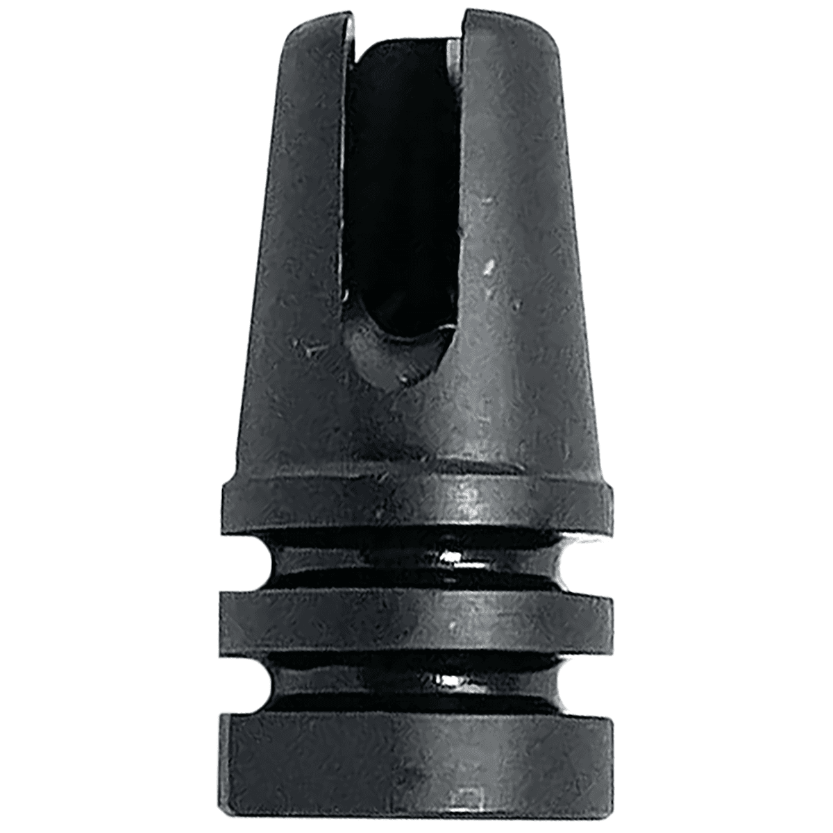 Lead & Steel Llc LS-A1-FH-1-2X28 M16A1 Style Flash Suppressor 1/2"-28 tpi Black 4140 Steel Three Prong Lead & Steel Llc LS-A1-FH-1-2X28 M16A1 Style Flash Suppressor 1/2"-28 tpi Black 4140 Steel Three Prong