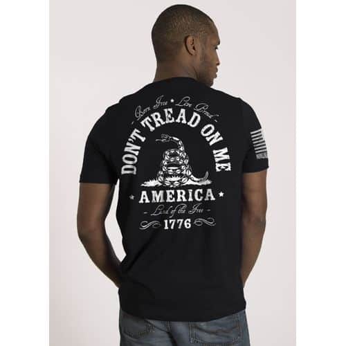 9 Line Men's T-Shirt - Don't Tread On Me - Black 9 Line Men's T-Shirt - Don't Tread On Me - Black