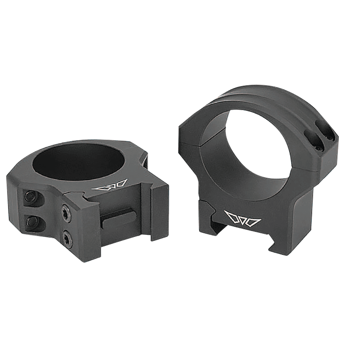 Warne 8502M Hyperlite Matte Black 1" High Warne 8502M Hyperlite Matte Black 1" High