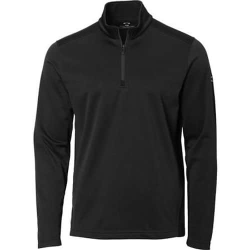 Oakley Mens Range 1/4 Zip Pullover Black Oakley Mens Range 1/4 Zip Pullover Black