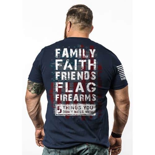 9 Line Men's T-Shirt - 5 Things - Navy 9 Line Men's T-Shirt - 5 Things - Navy