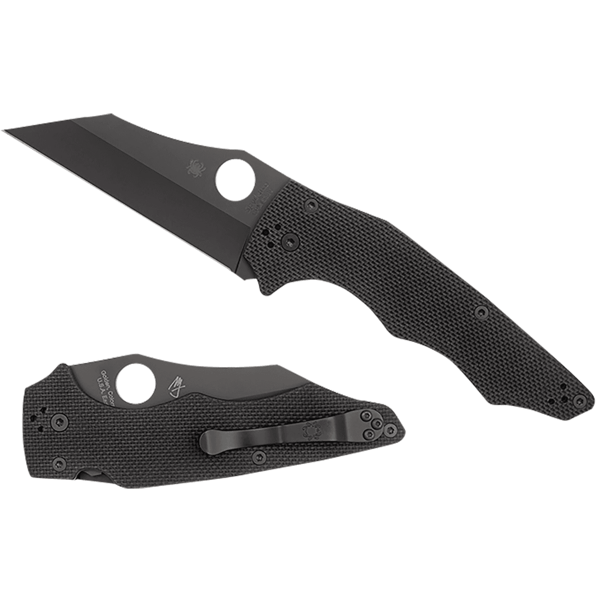 Spyderco YoJumbo 3.98" Folding Knife - C253GPBBK Spyderco YoJumbo 3.98" Folding Knife - C253GPBBK