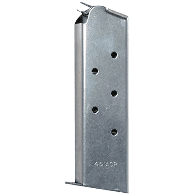 Kimber 1000156A 7rd 45ACP Silver Stainless Steel Magazine Kimber 1000156A 7rd 45ACP Silver Stainless Steel Magazine
