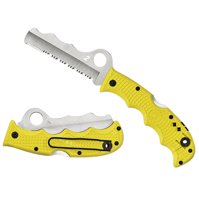Spyderco Assist Salt Lightweight 3.68" Folding Knife - C79PSYL Spyderco Assist Salt Lightweight 3.68" Folding Knife - C79PSYL