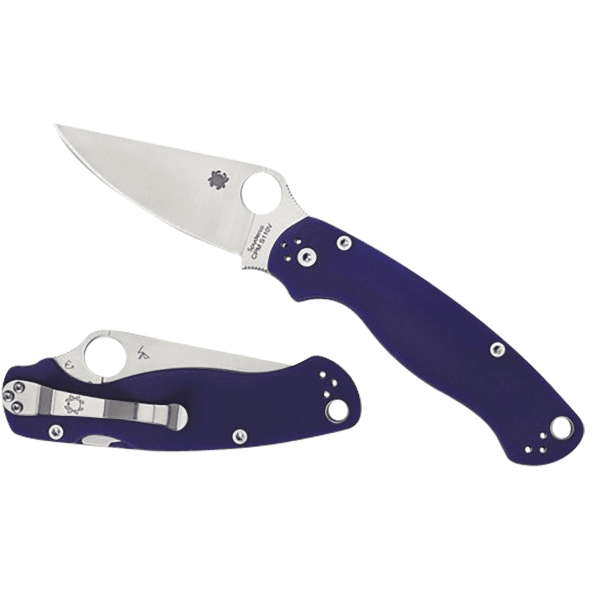 Spyderco Para Military 2 3.42" Folding Knife - C81GPDBL2 Spyderco Para Military 2 3.42" Folding Knife - C81GPDBL2